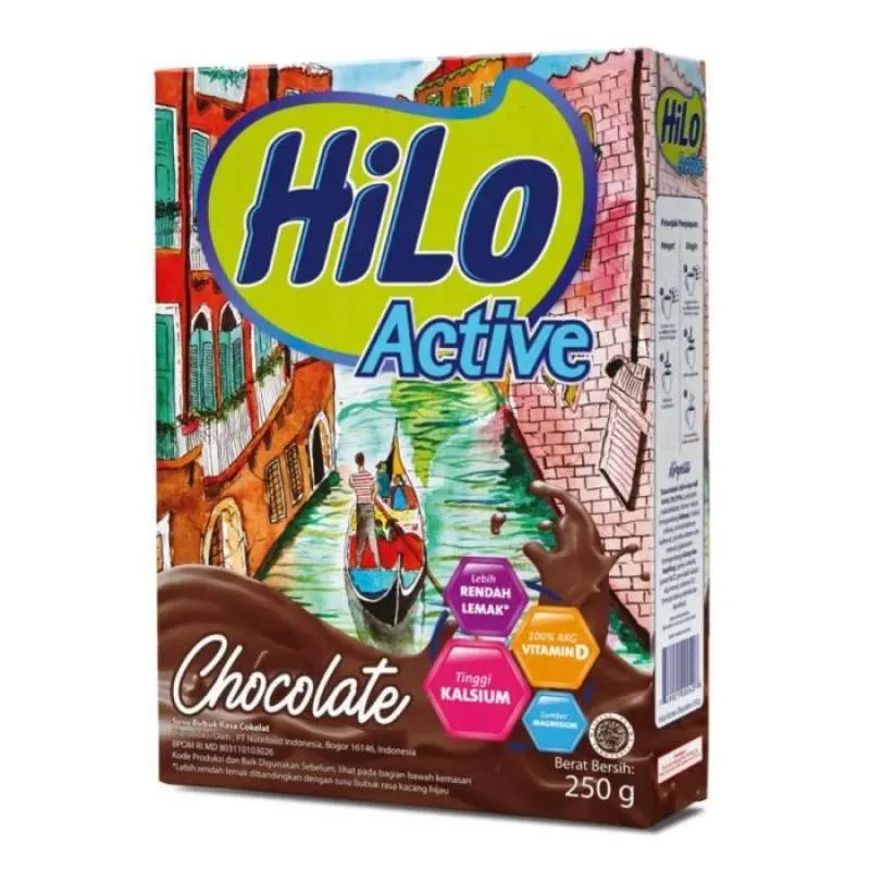 susu hilo active coklat 250g